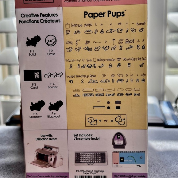 Used - Cricut Cartridge - Paper Pups - Picture 4 of 4